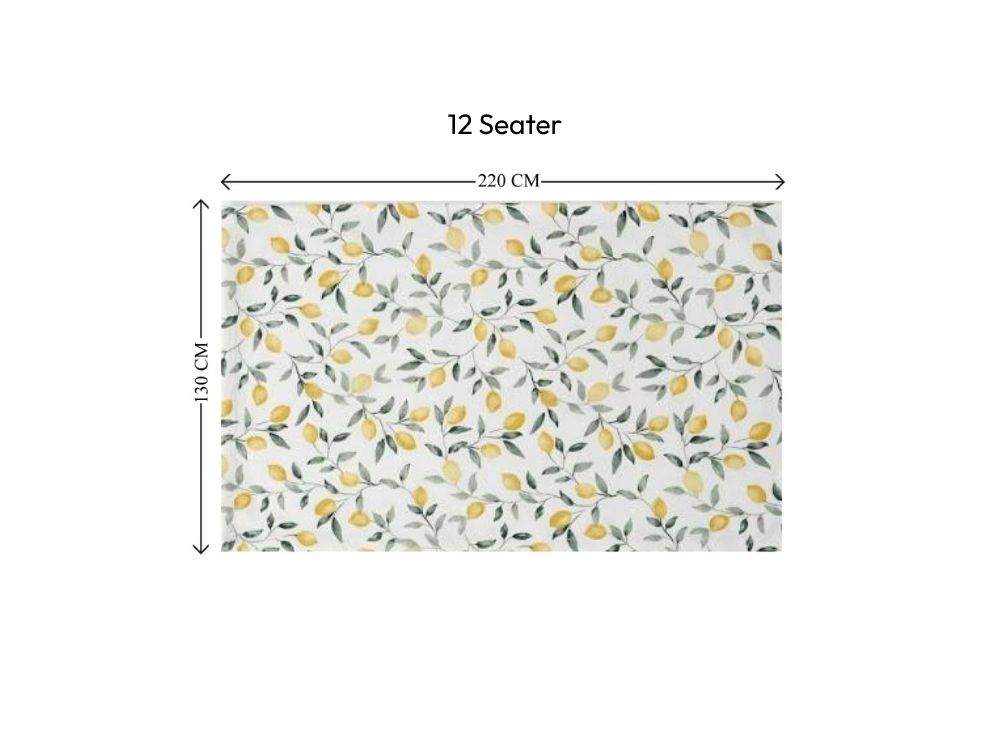 Table Cover | Lemon Print | Premium Quality
