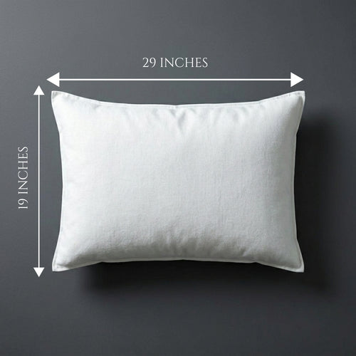 NUUN quilted pillow 19 inch size dimensions