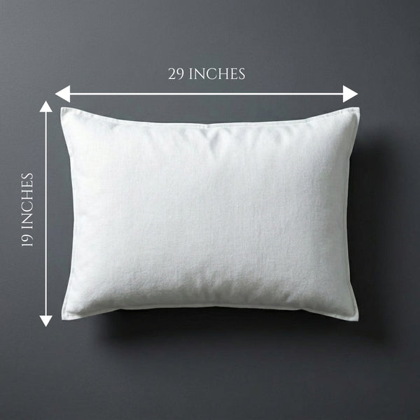 NUUN quilted pillow 19 inch size dimensions