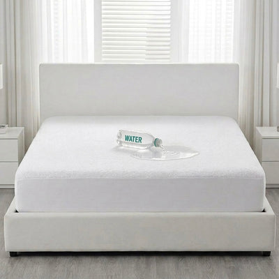 Waterproof Mattress Protector Heavyweight | Cotton Terry | Bed Protector | 300 GSM