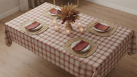 Table Cover | Red Plaid | Premium Quality 1