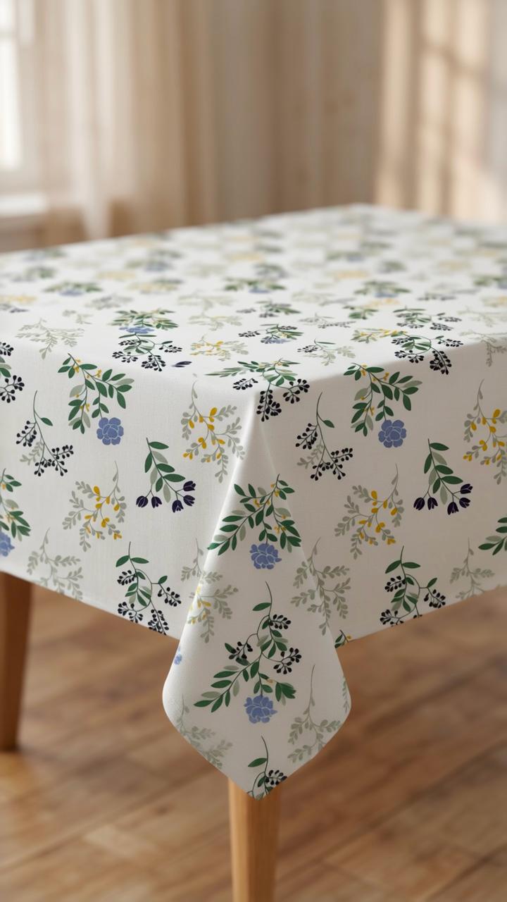 Table Cover | Blue Floral | Premium Quality