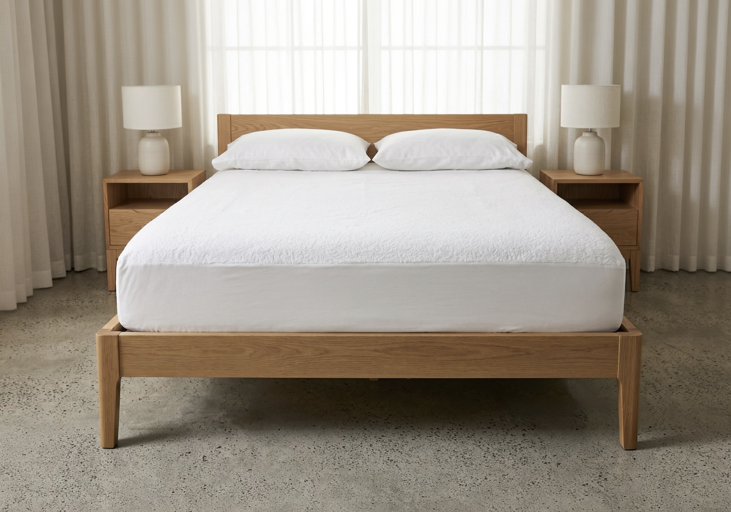 NUUN waterproof mattress protector product illustration
