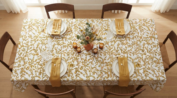 Table Cover | Gold Leaf | Premium Quality